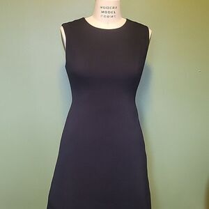 Kate Spade Black Sheath Midi Dress